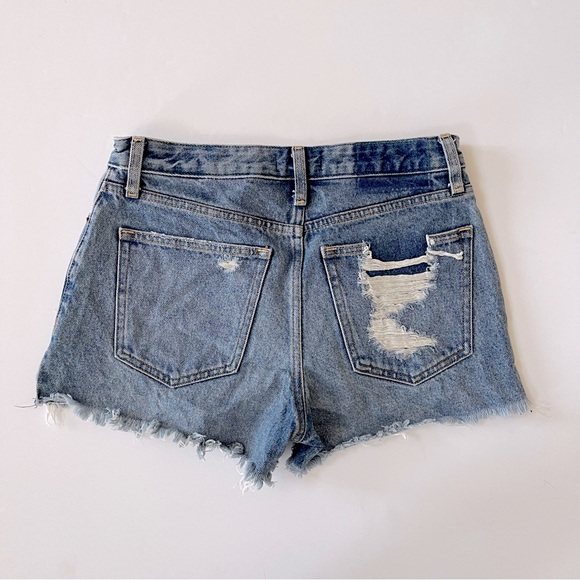 Abercrombie & fitch Annie high rise denim distressed shorts - Picture 3 of 4